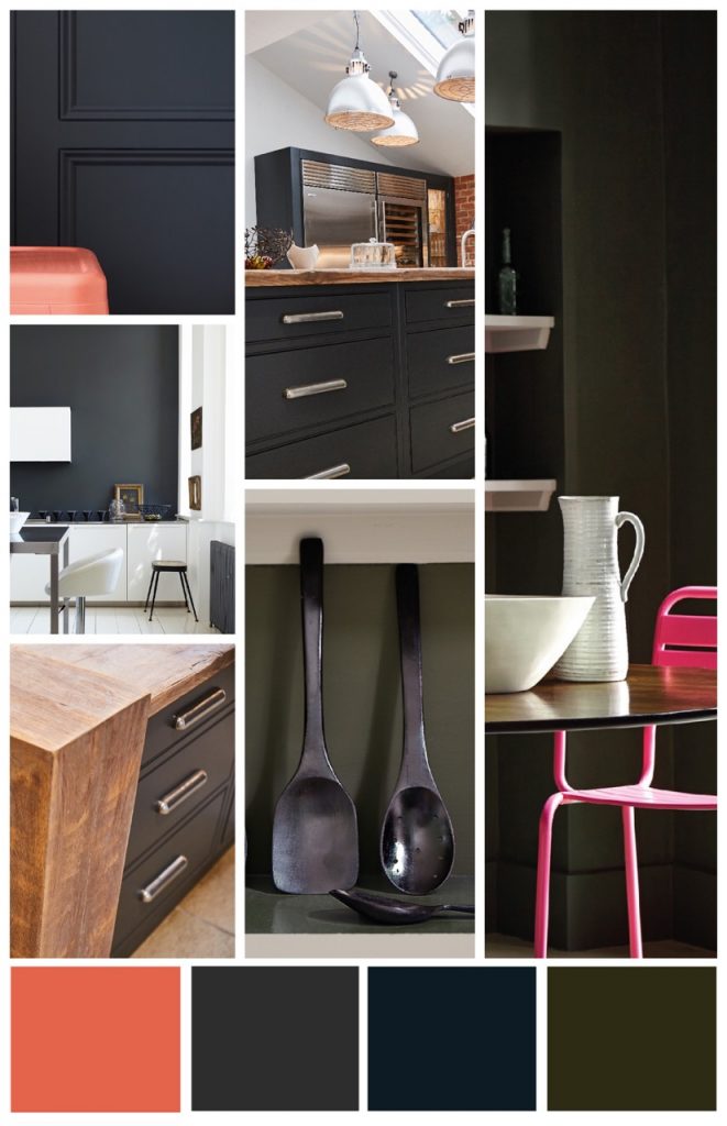 Dark paint colours from Little Greene