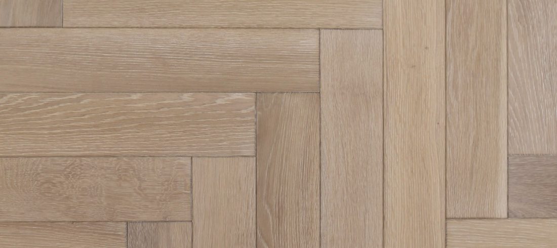 Whitewash parquet oak flooring blocks