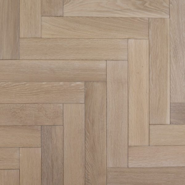 Whitewash parquet oak flooring blocks