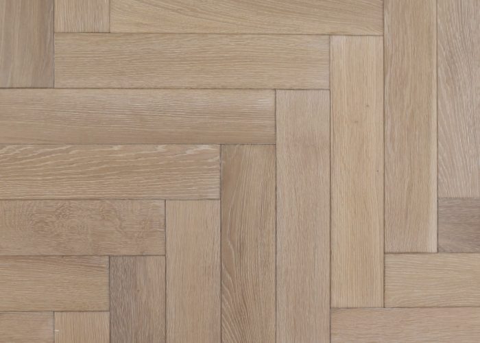 Whitewash parquet oak flooring blocks