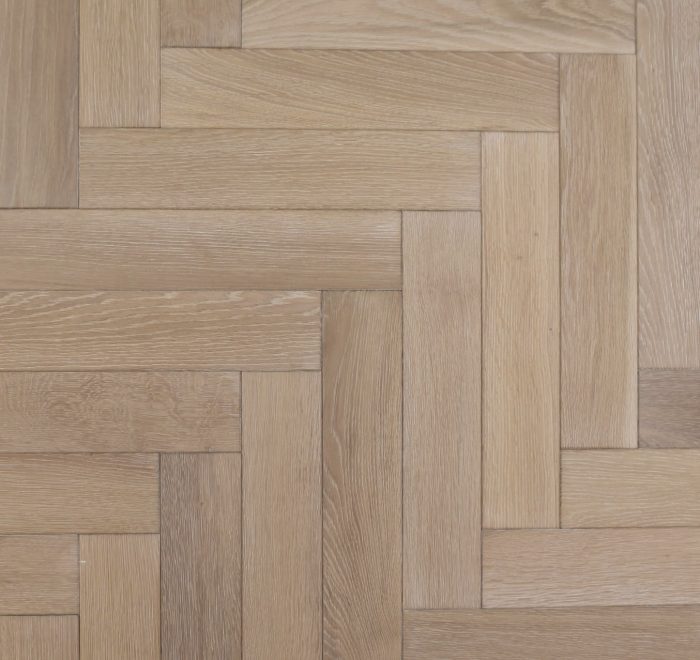 Whitewash parquet oak flooring blocks