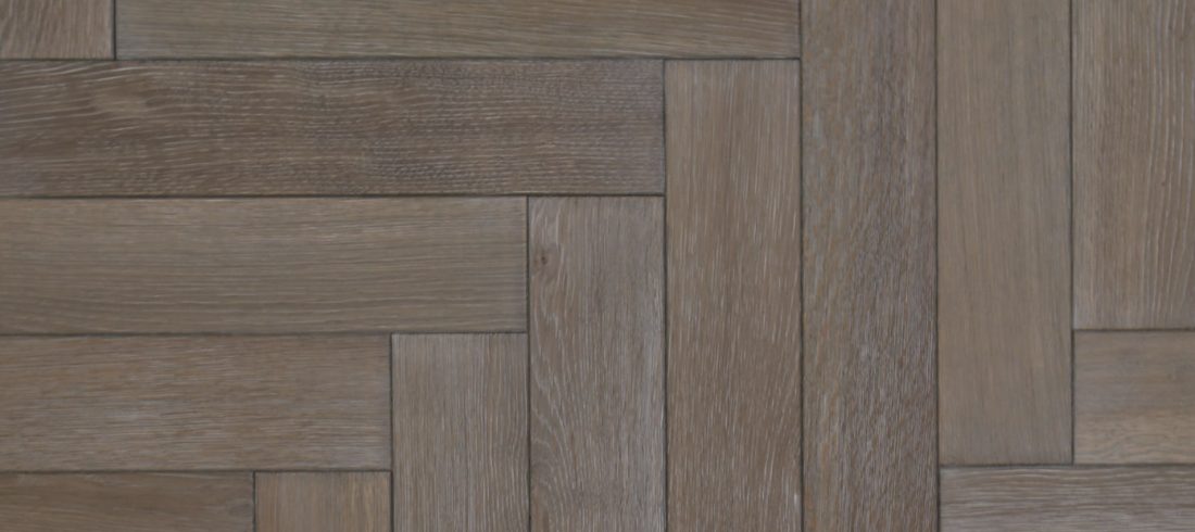 Oak parquet flooring