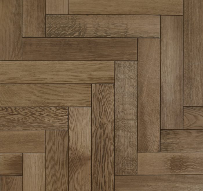 Light oak parquet floor