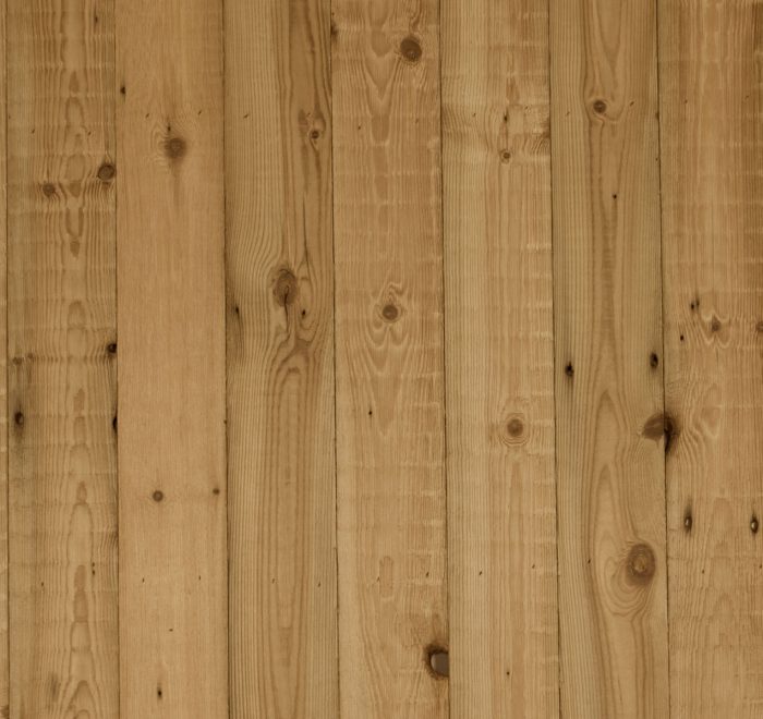 Reclaimed raw pine cladding sample board