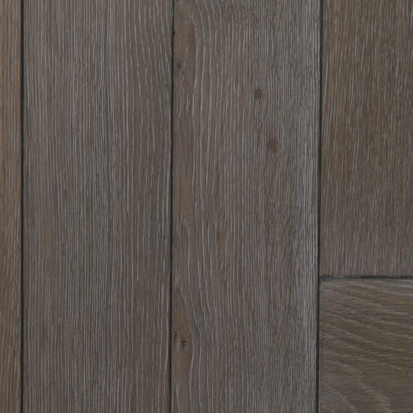 Whitewash oak grain on parquet flooring