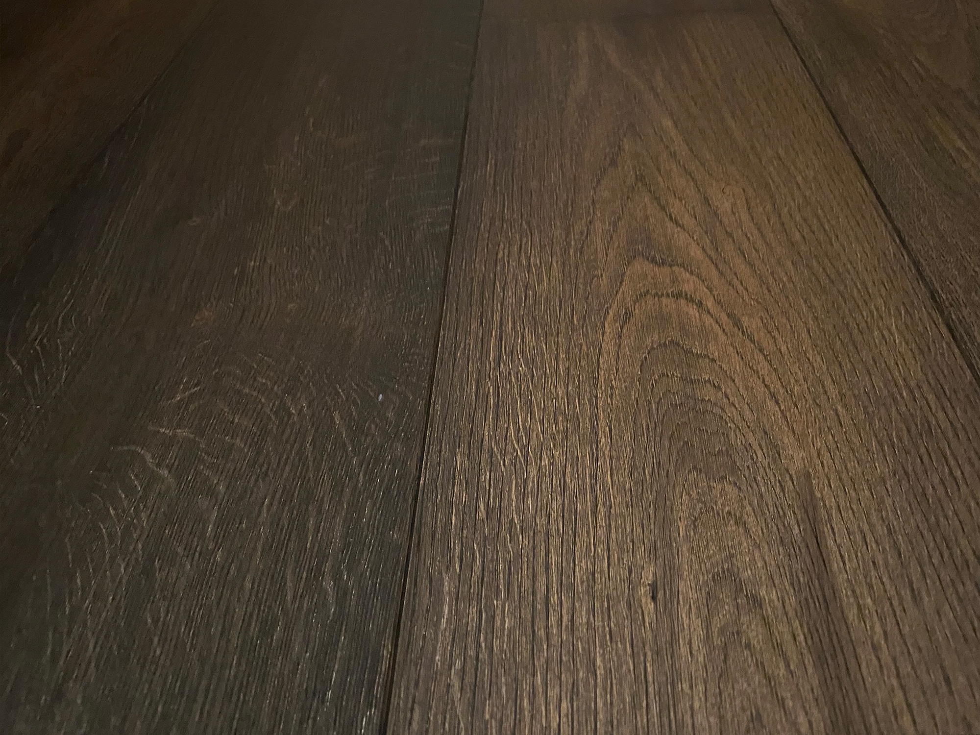 Dark brown floor board