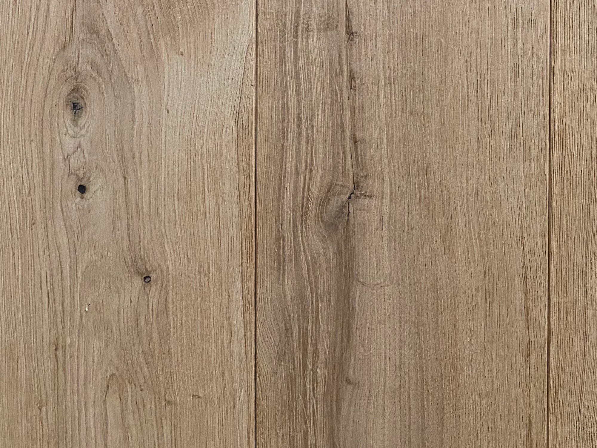 close up of knot on oak flooring