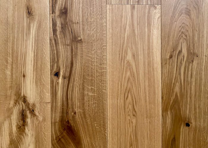 Engineered oak flooring sample