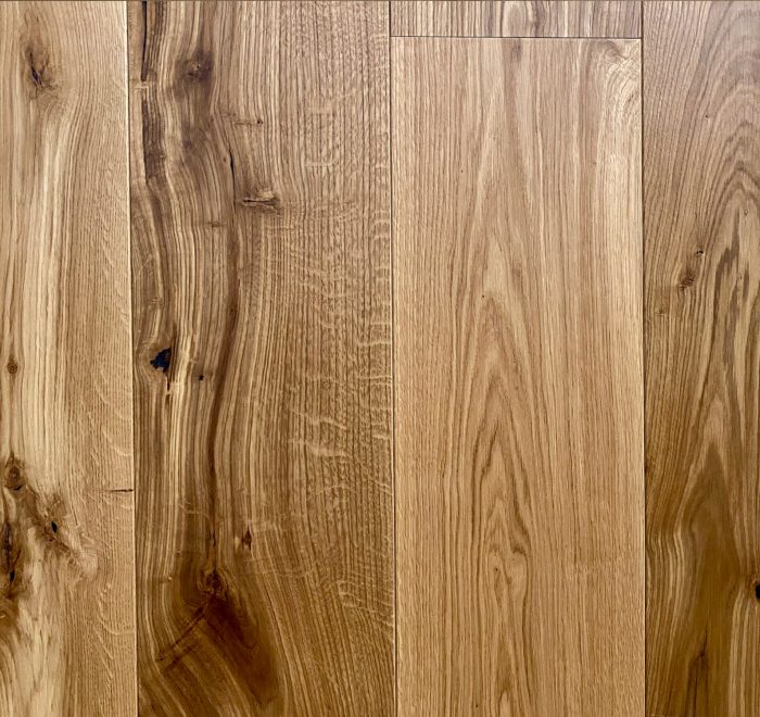Engineered oak flooring sample
