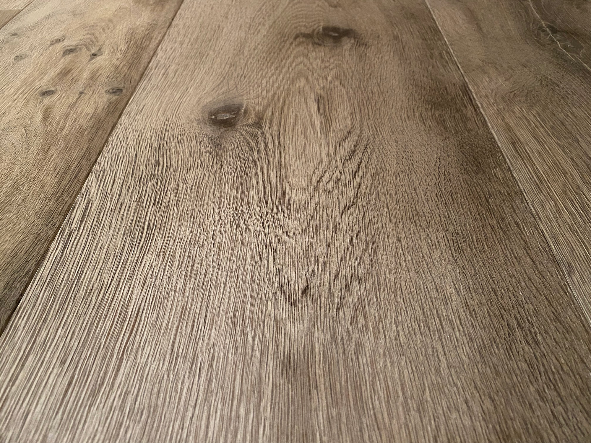 Burnt grey oak flooring plank