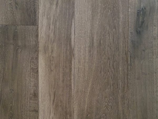 Dark grey engineered flooring sample board