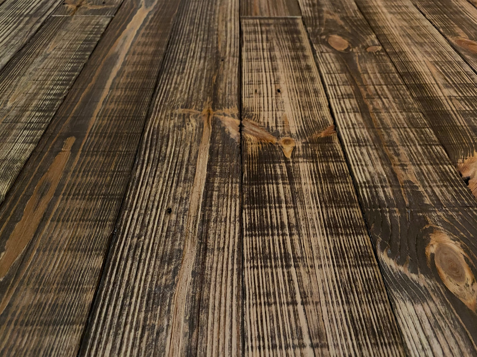 Rustic reclaimed brown wall cladding