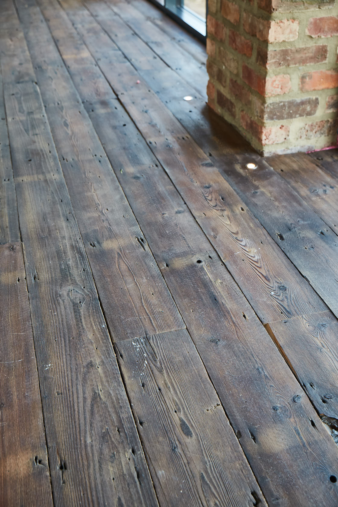 Reclaimed wood flooring