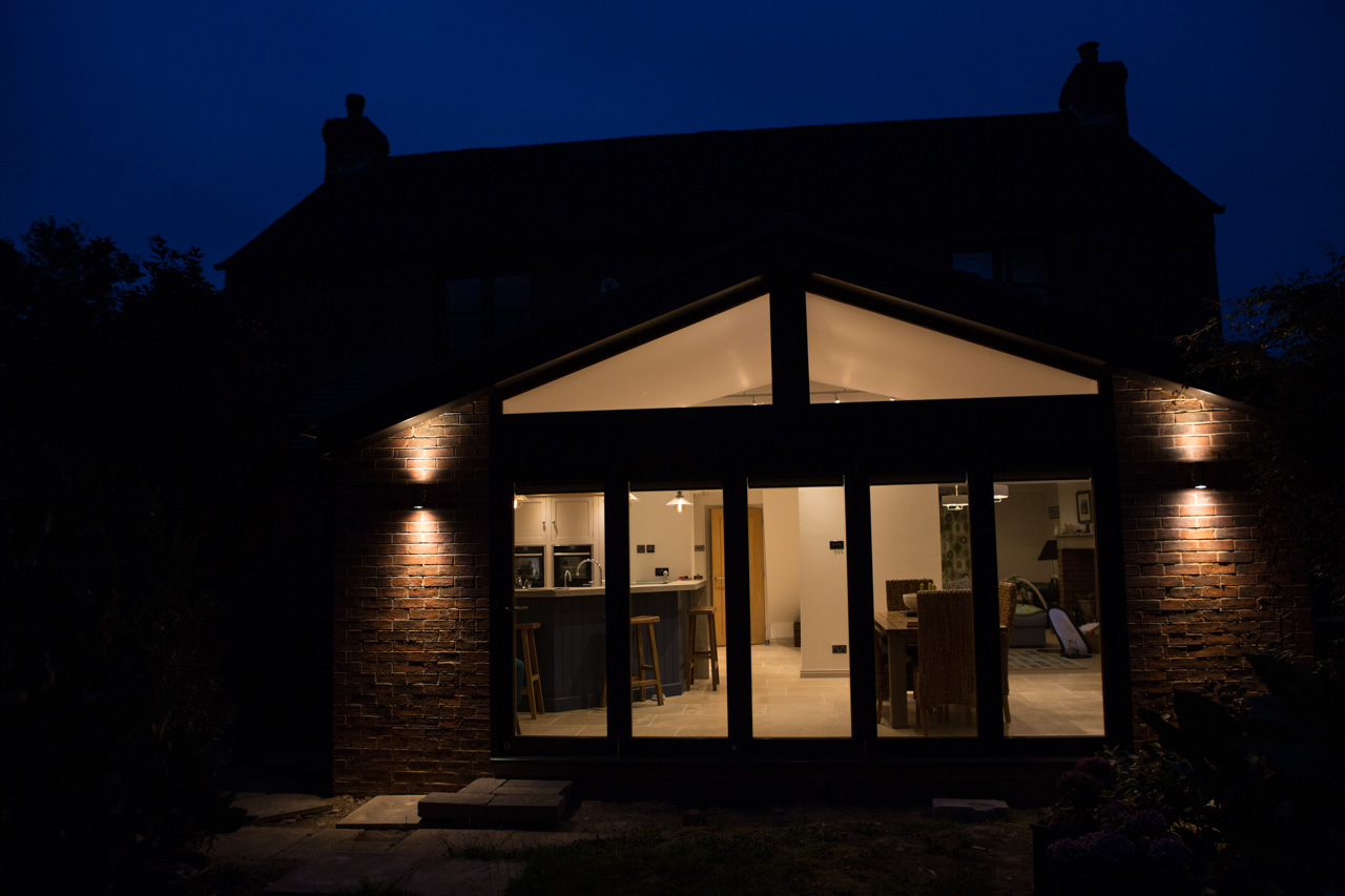 Kitchen at night