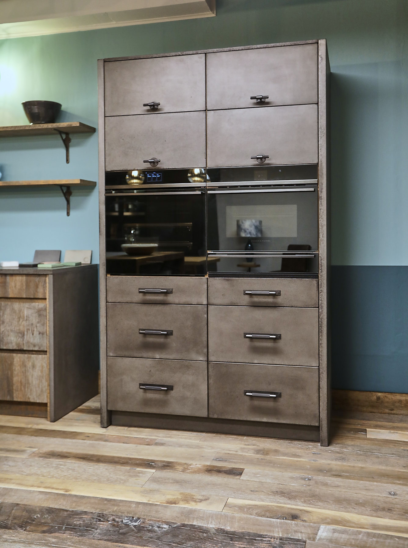 Concrete kitchen unit