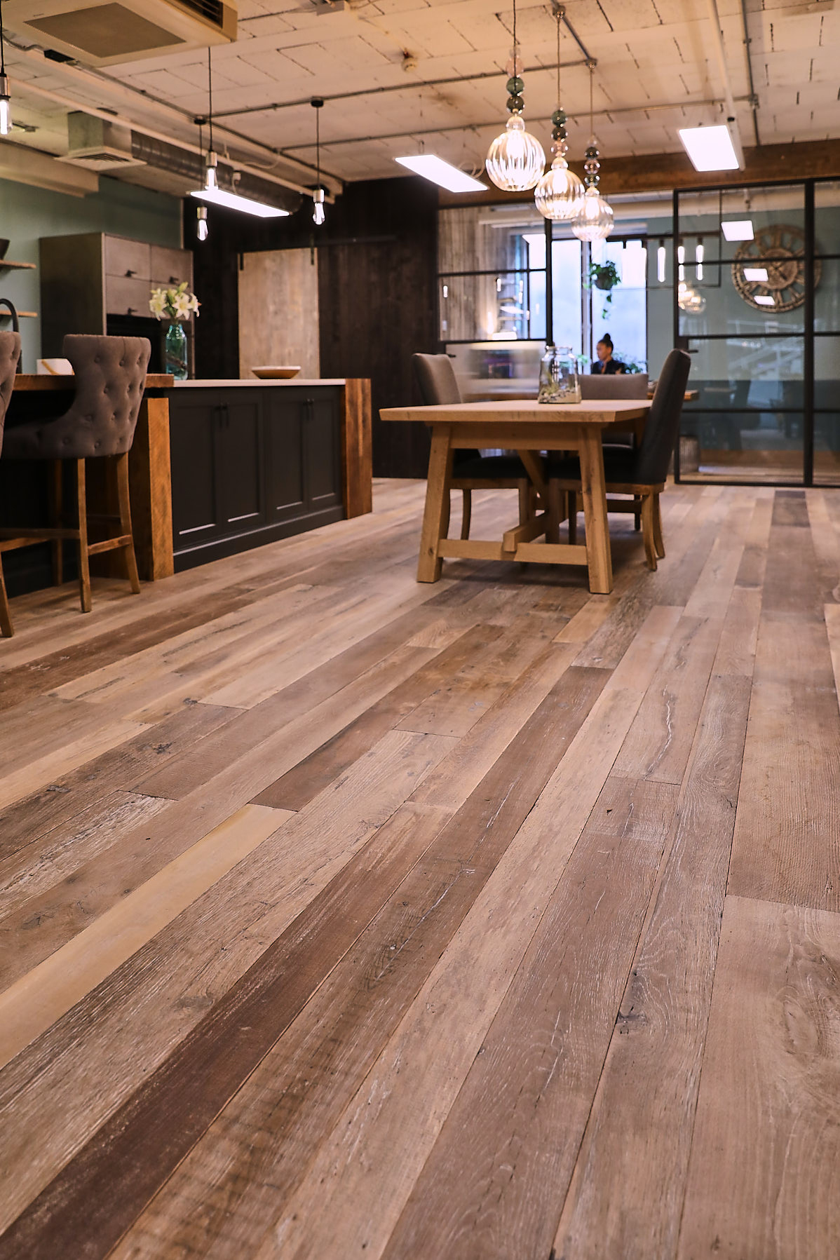 Reclaimed flooring