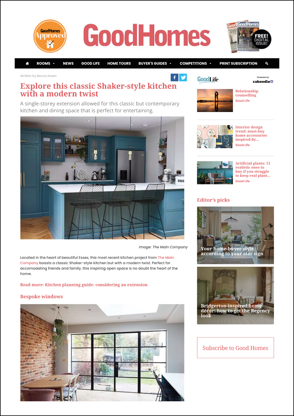 Good Homes Online Magazine