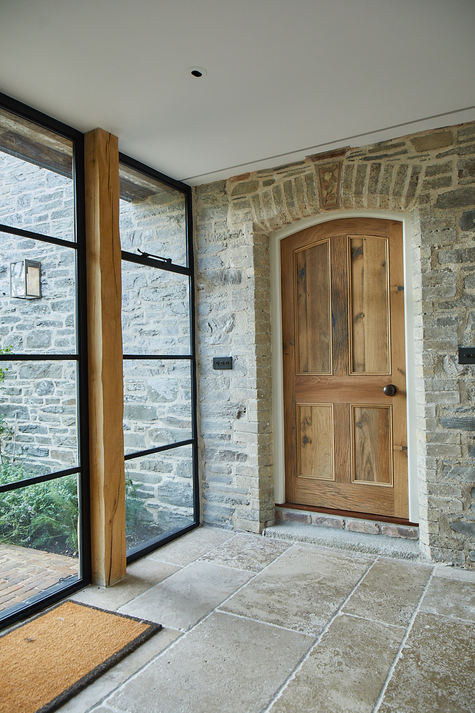 Curved Oak Internal Door