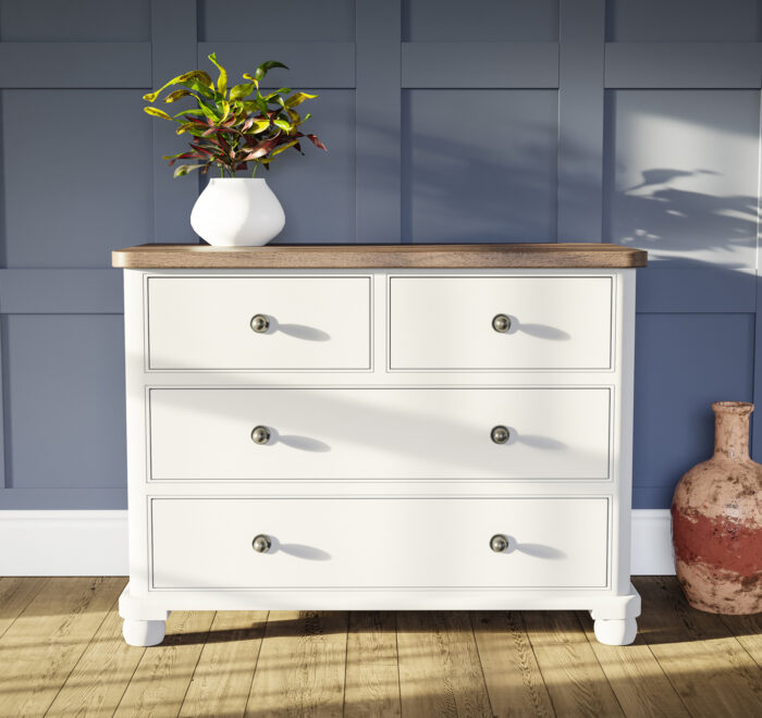 Painted chest of drawers