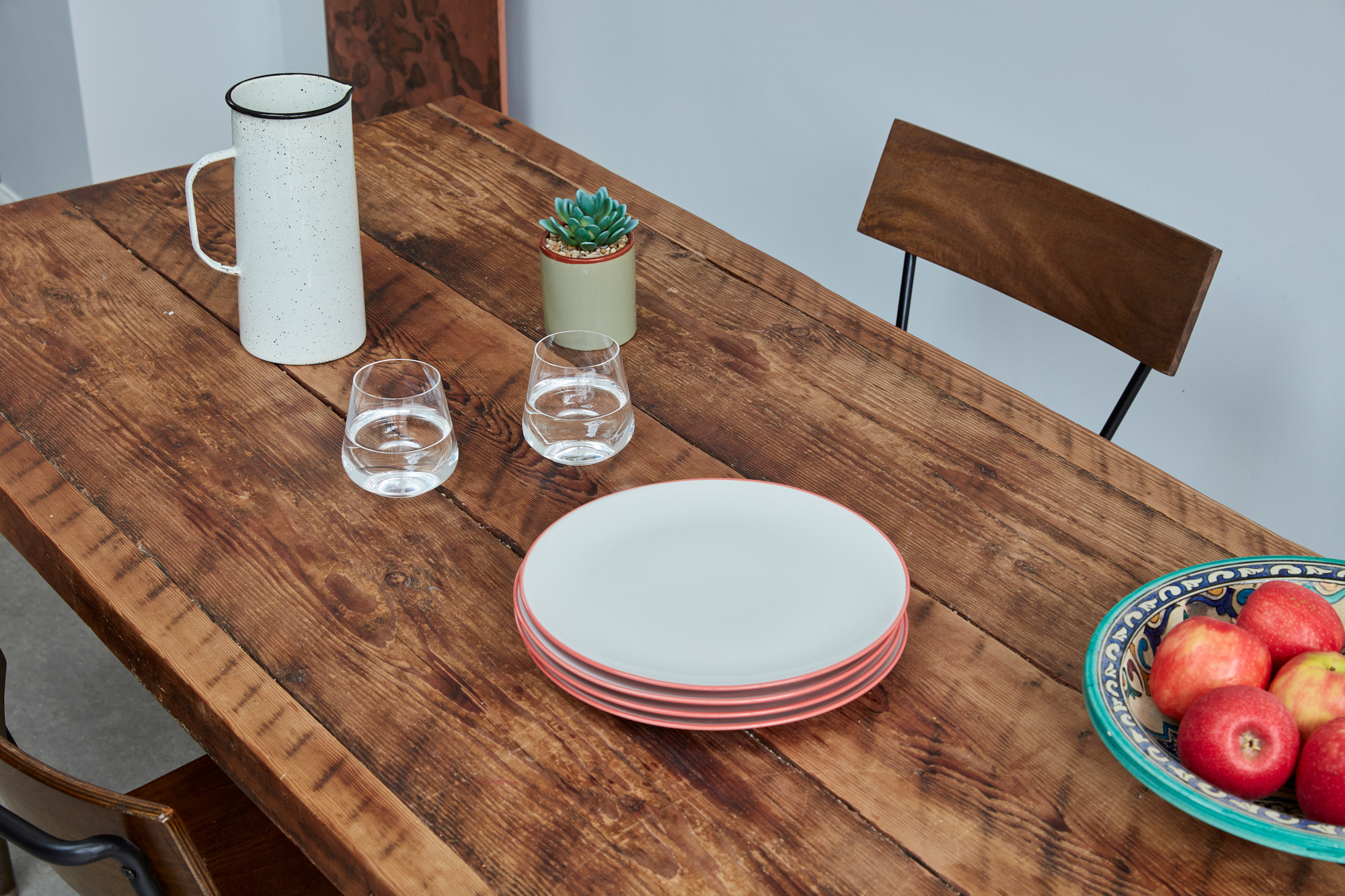 Reclaimed industrial kitchen table