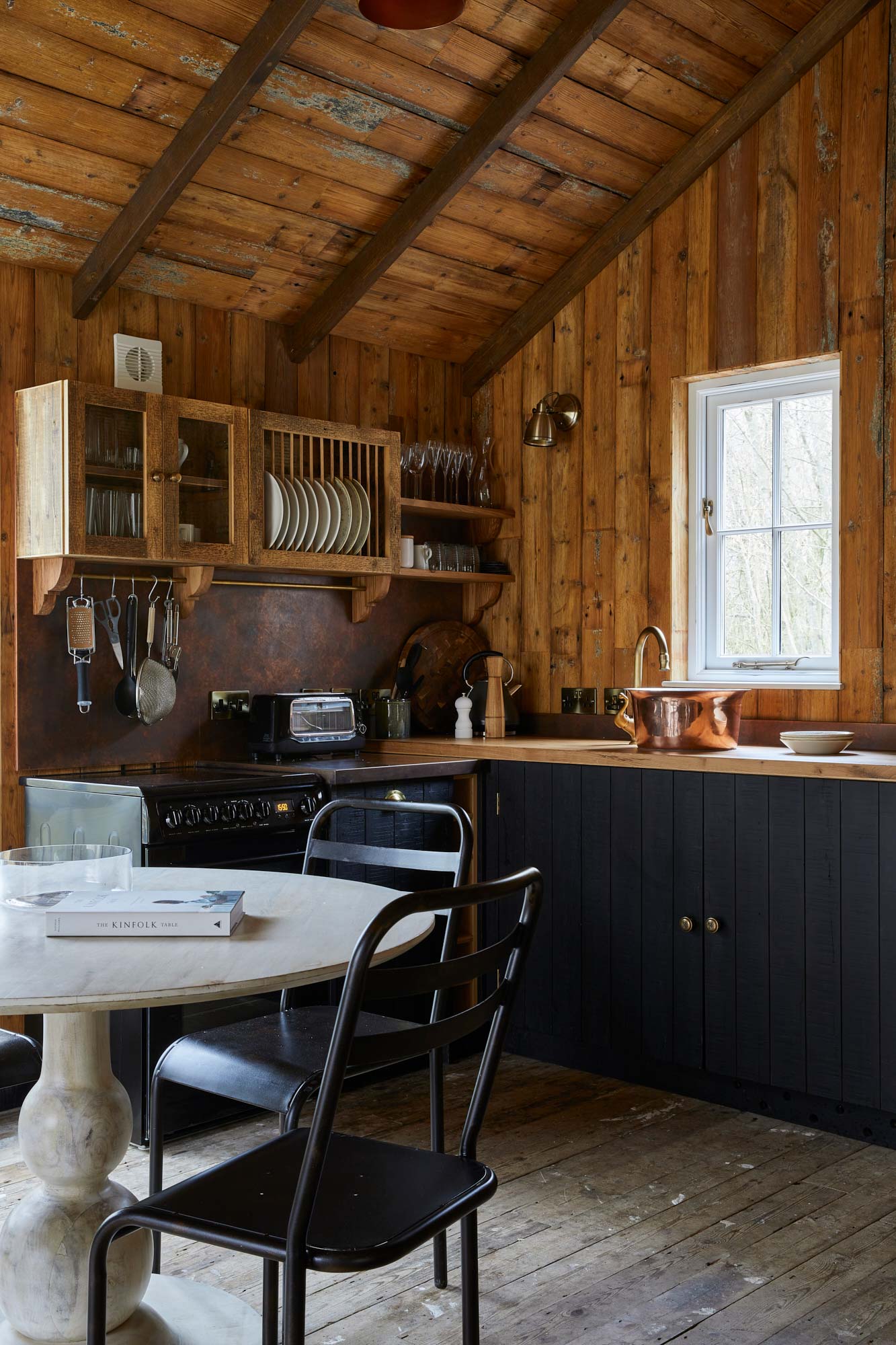 Brown wall cladding