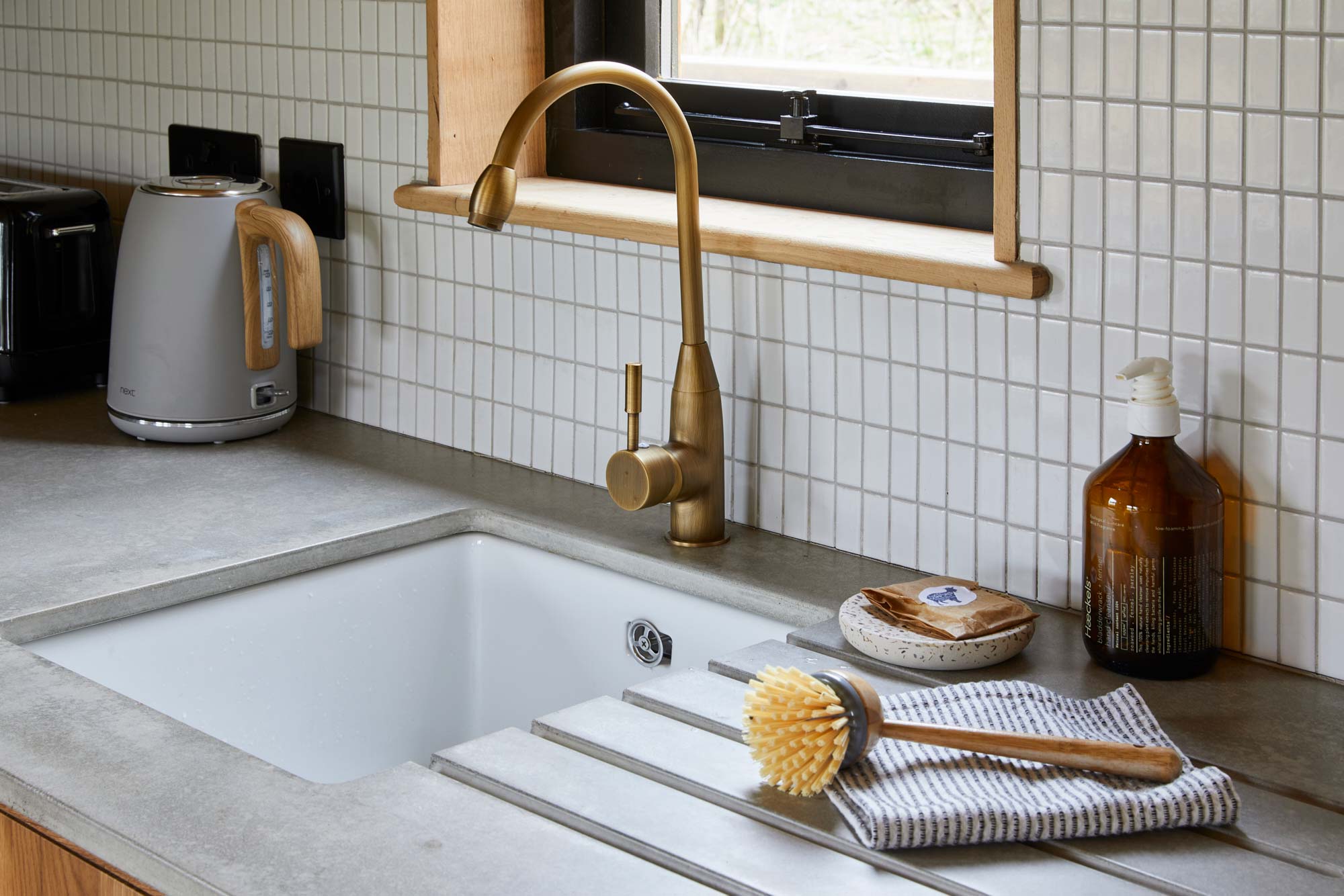 Concrete kitchen worktop