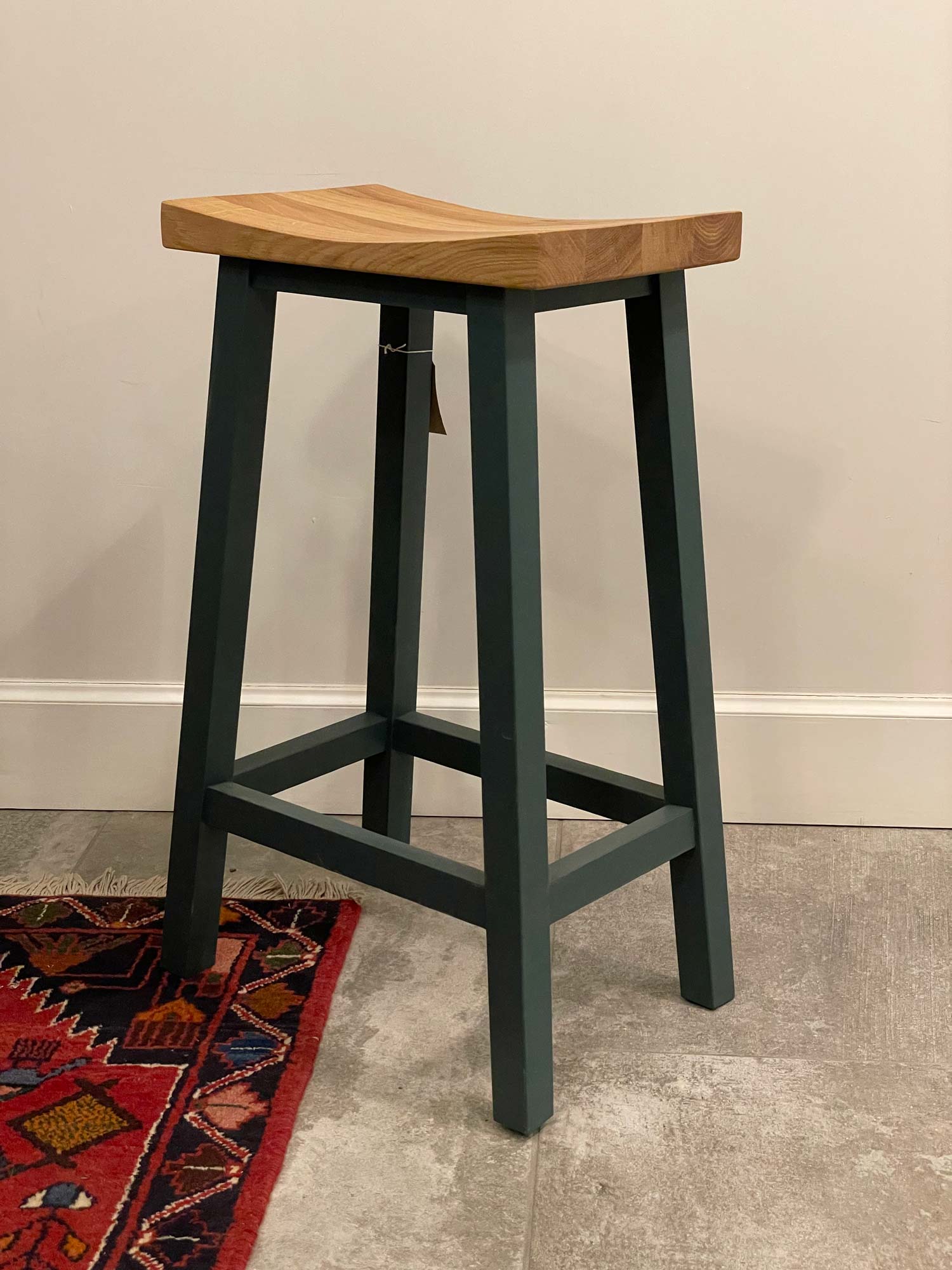 Oak bar stool