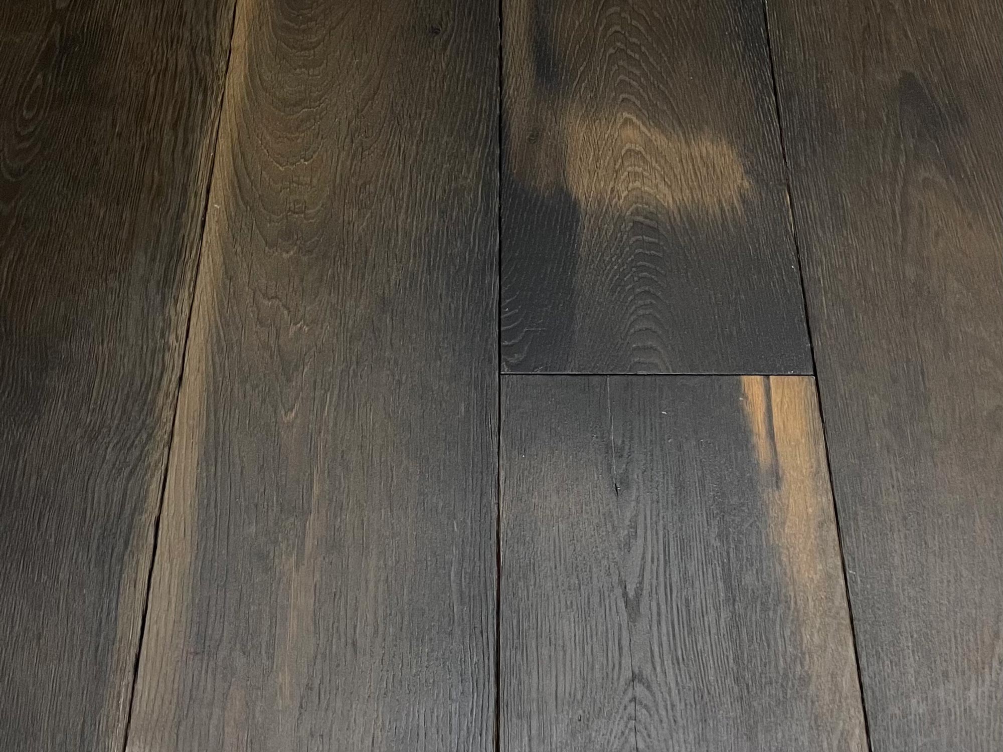 Dark oak flooring