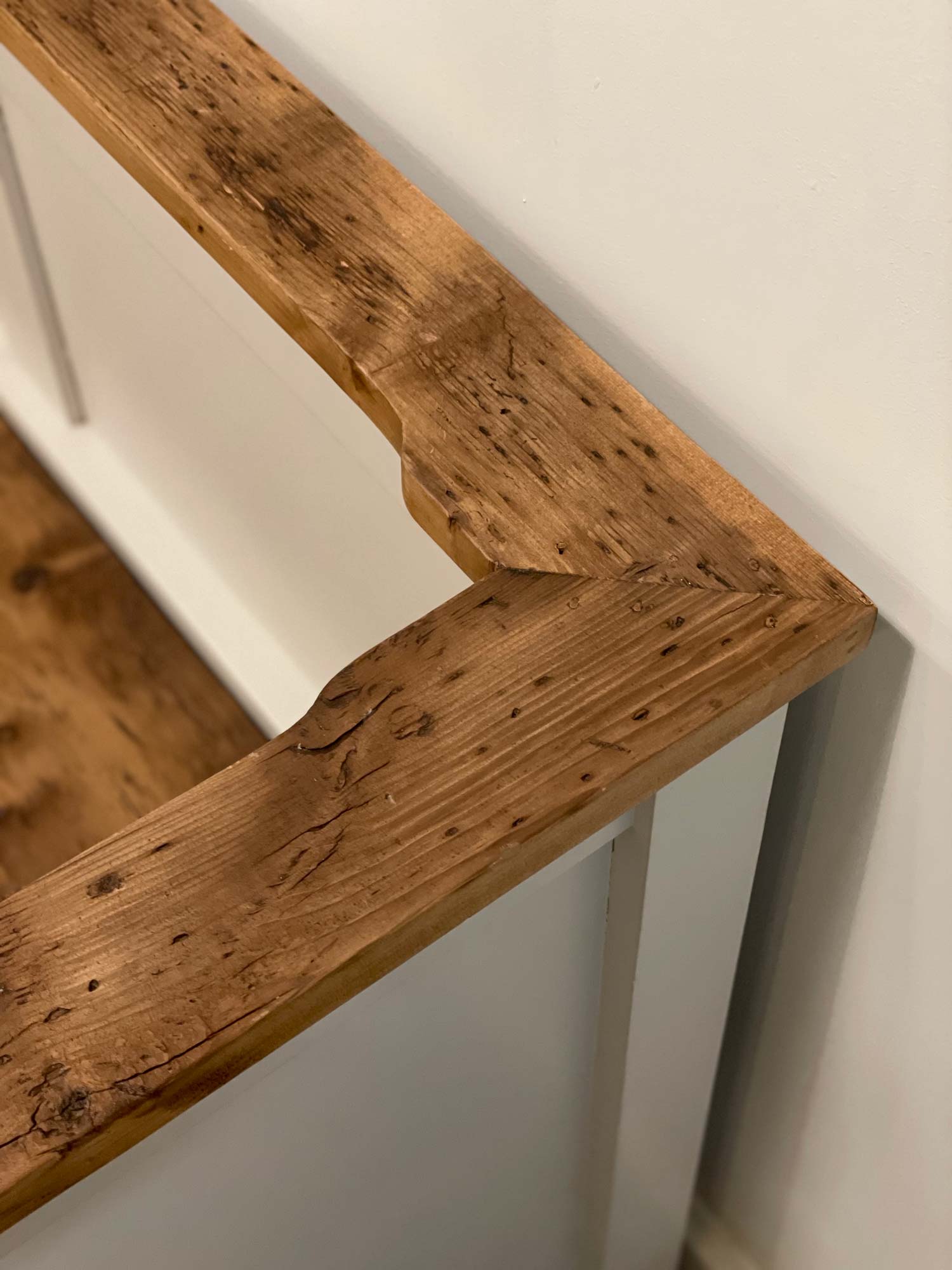 Reclaimed pine trim