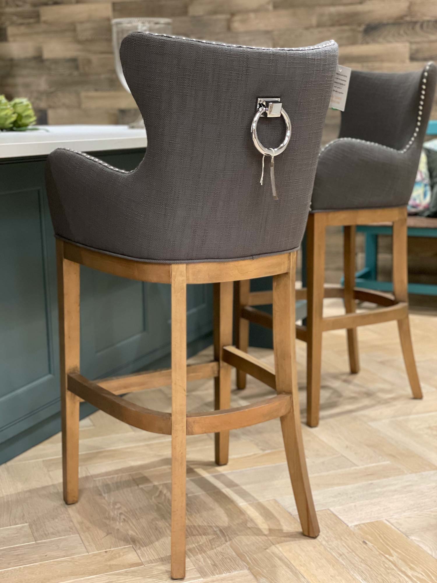 upholstered barstool