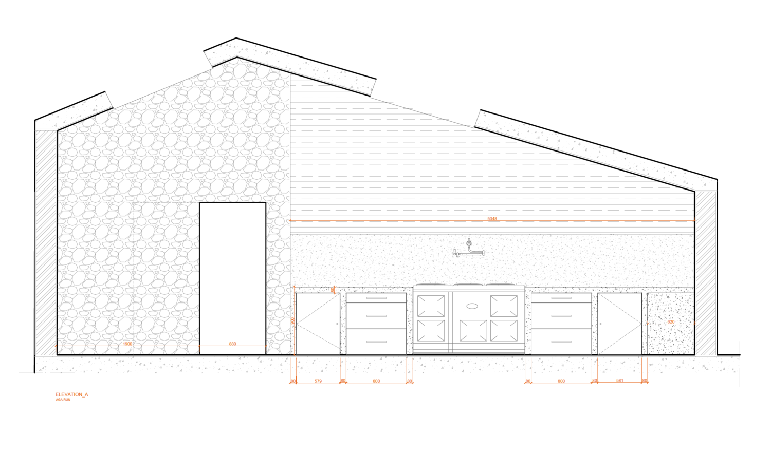 Concrete Kitchen Run