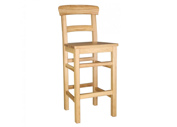 Parlour oak bar stool