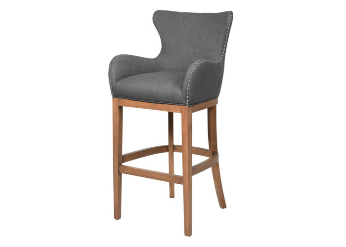 Dark grey bar stool