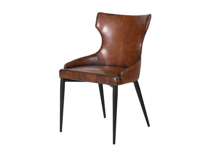 vintage brown dining chair