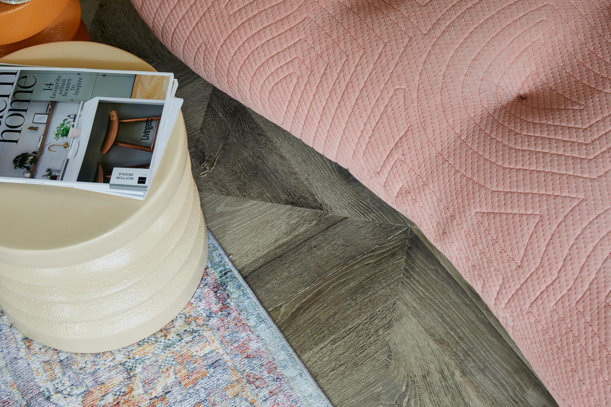 Grey oak bedroom flooring