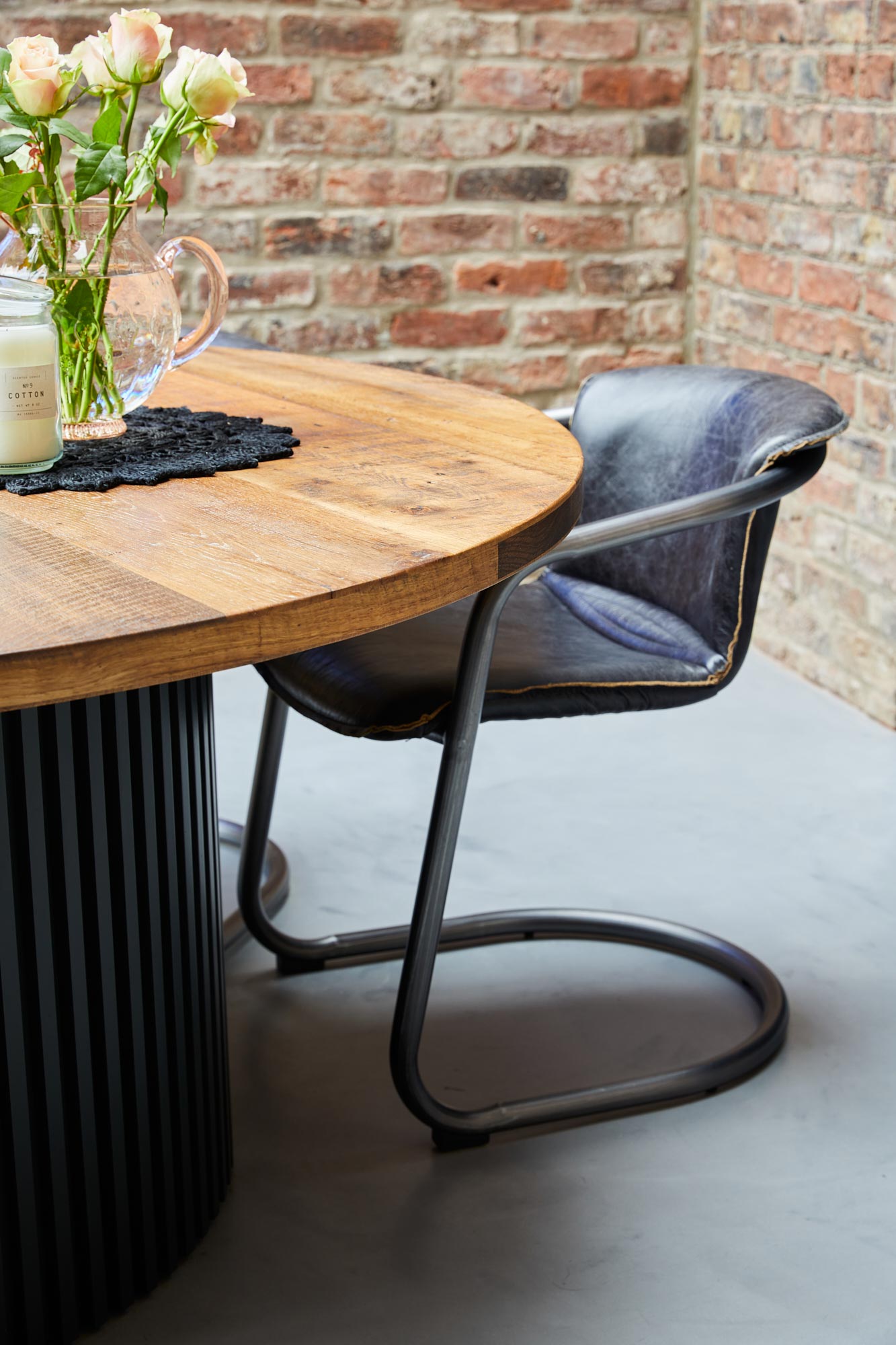 Industrial dining chair