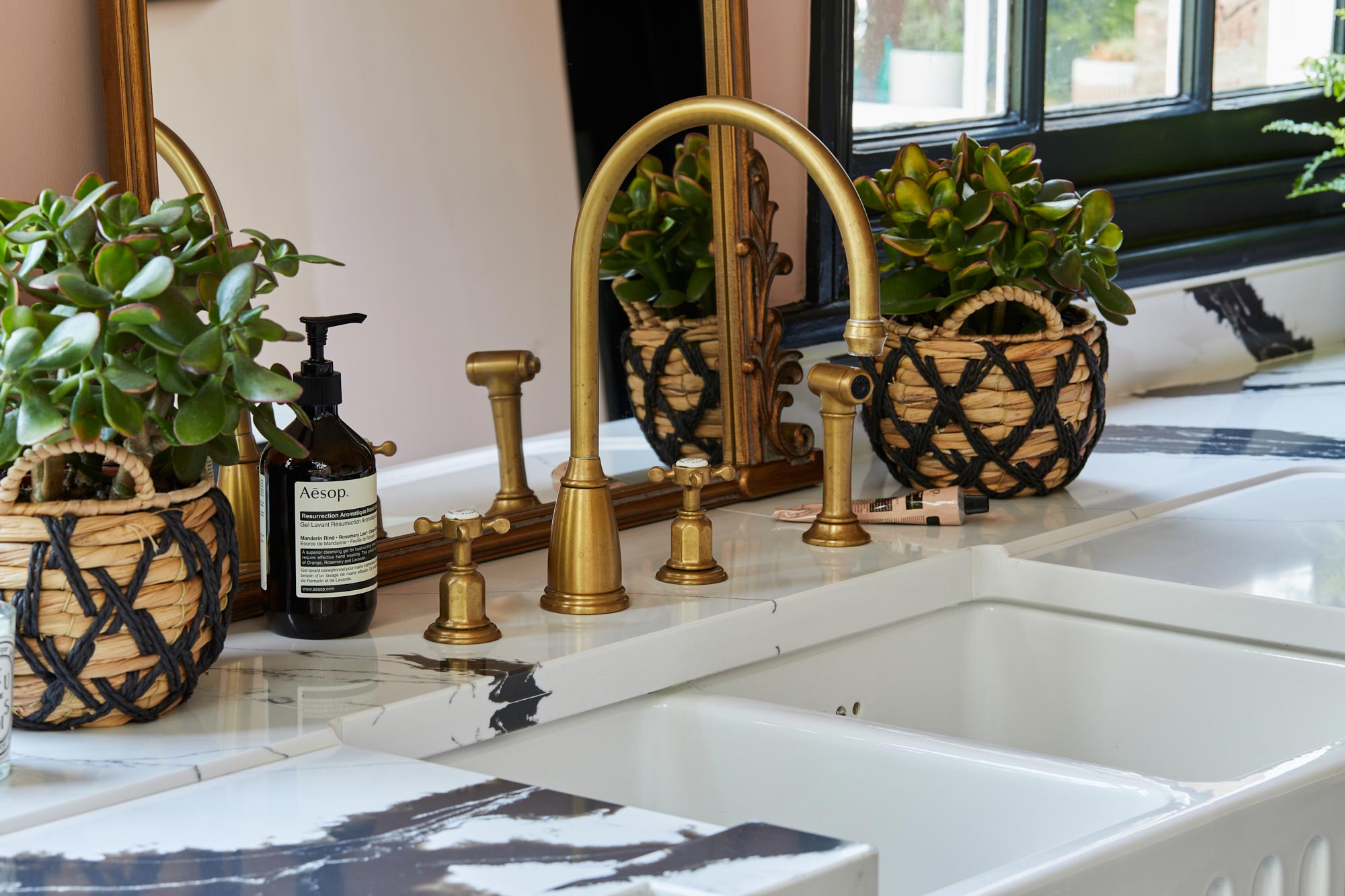 Perrin and Rowe Brass kitchen taps