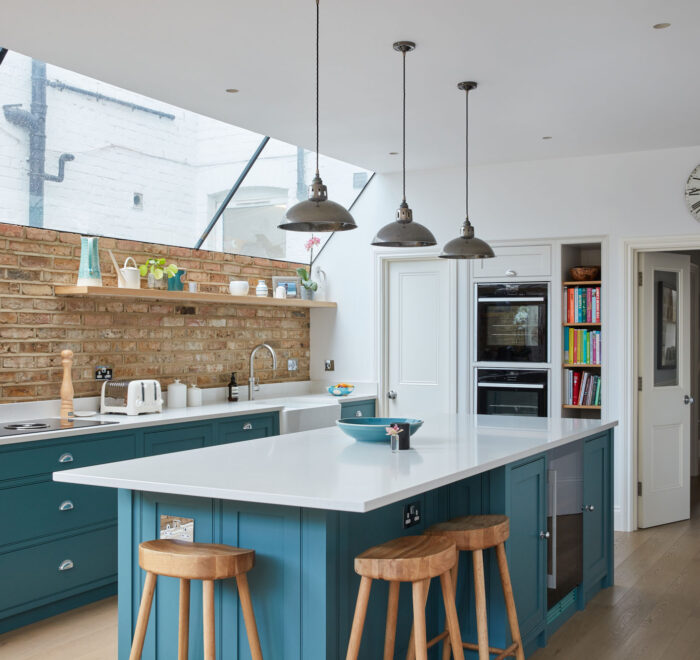 Painted shaker bespoke kitchen