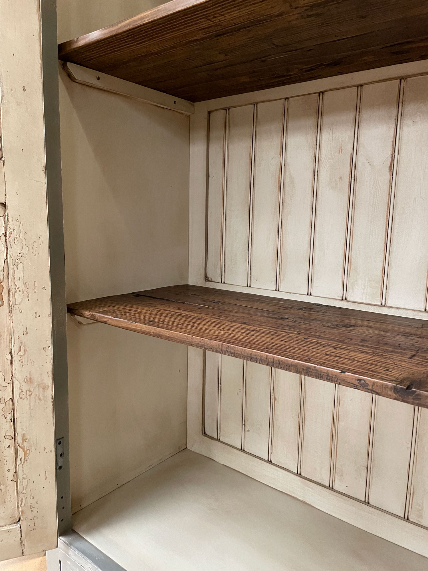 Waxed Cupboard Shelves