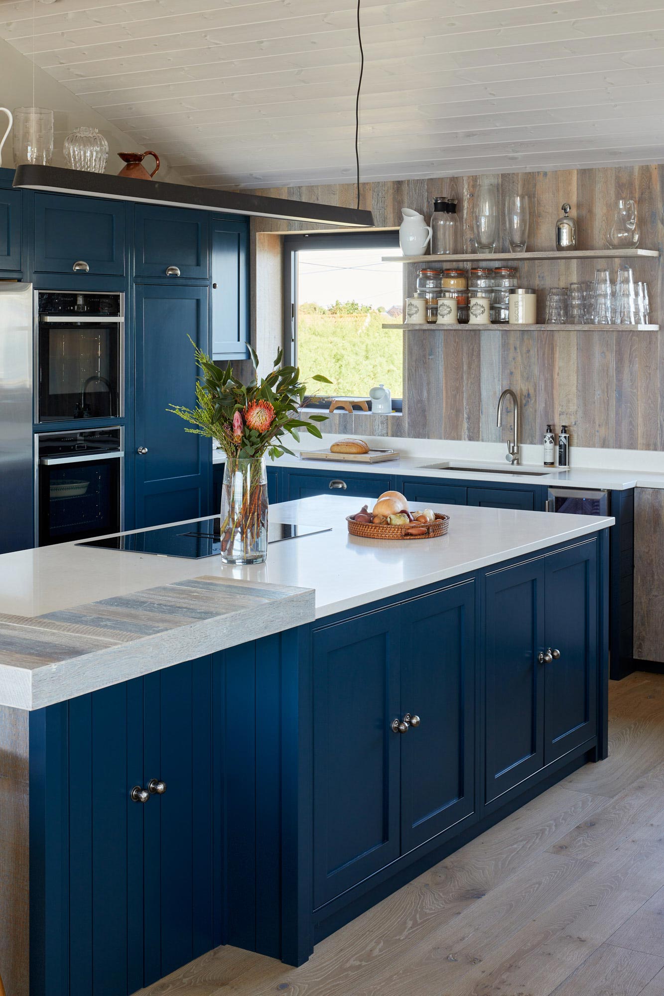 Traditional painted kitchen in West Sussex