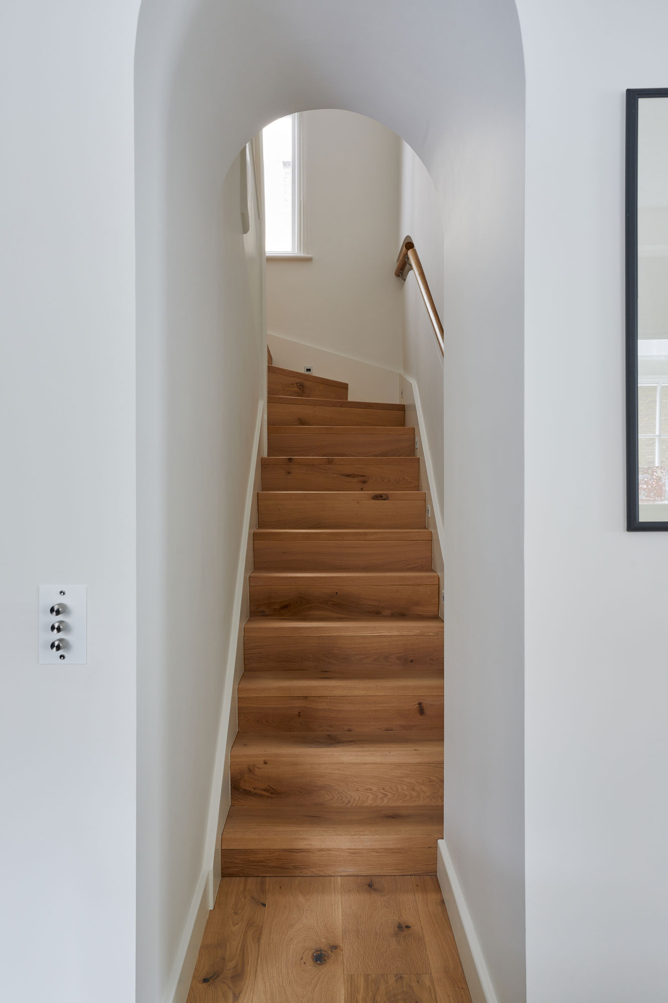 French oak engineered staircase
