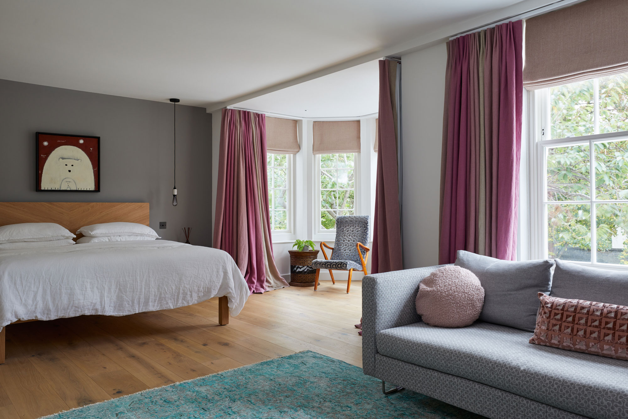 French oak bedroom floor