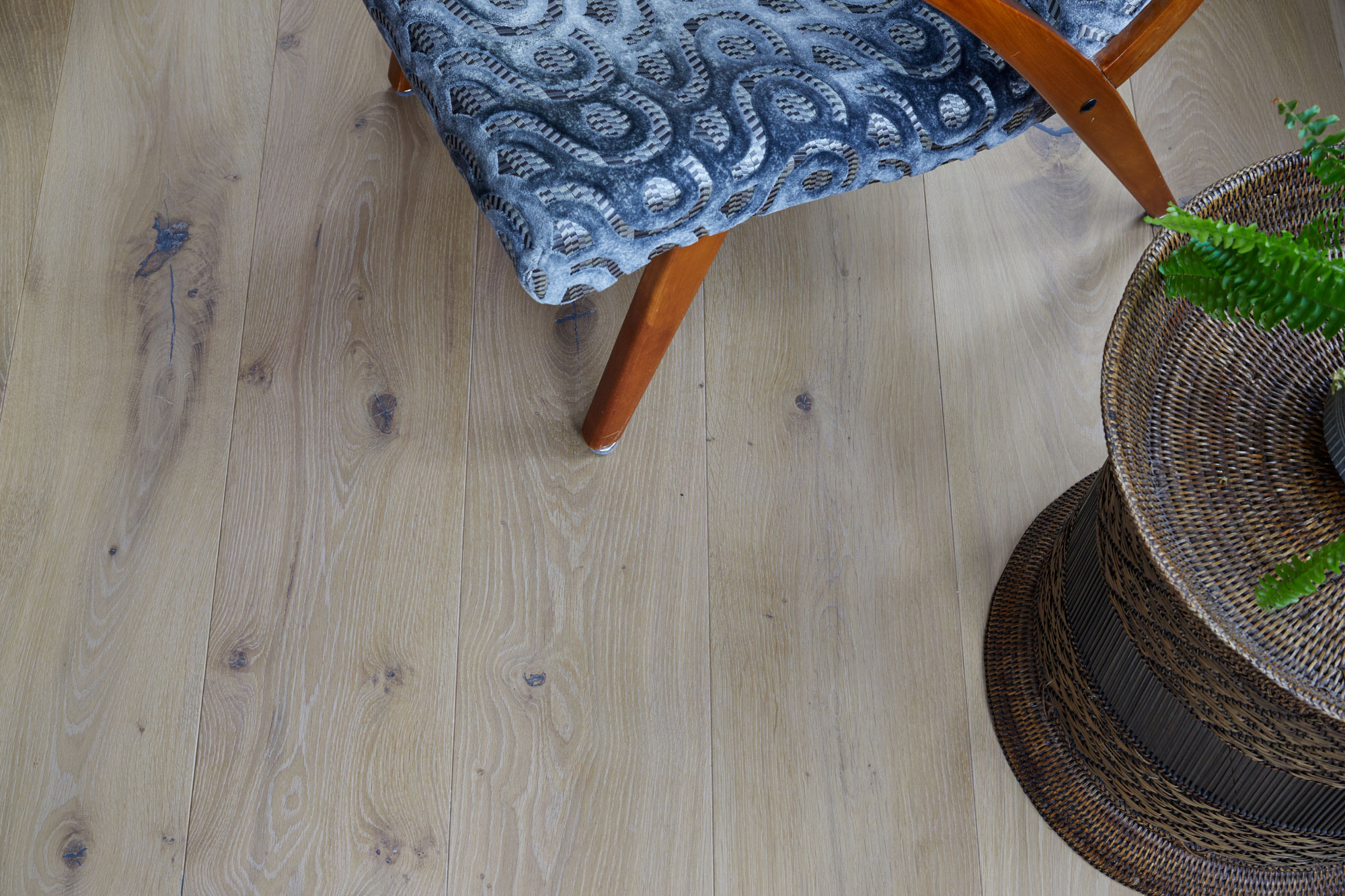 French oak floor boards over under floor heating