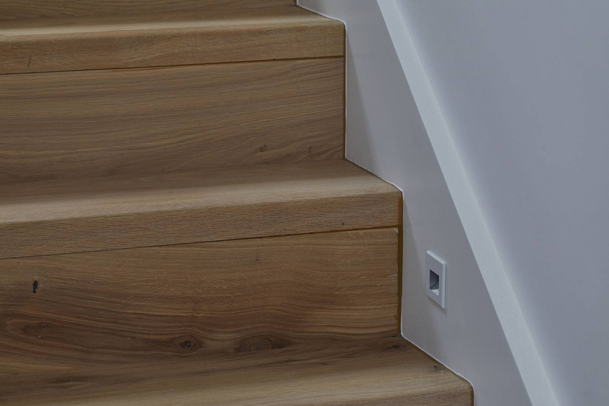 Oak risers and treads