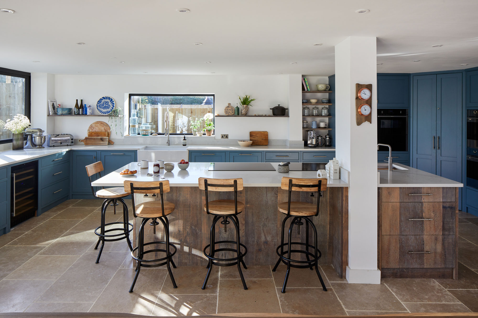 Large kitchen island