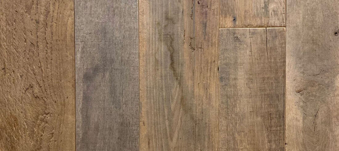 Reclaimed Barn Oak Raw Matte Flooring Grain