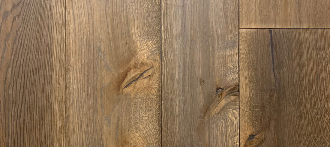 Smoked Chateau Oak Floor Board Sample