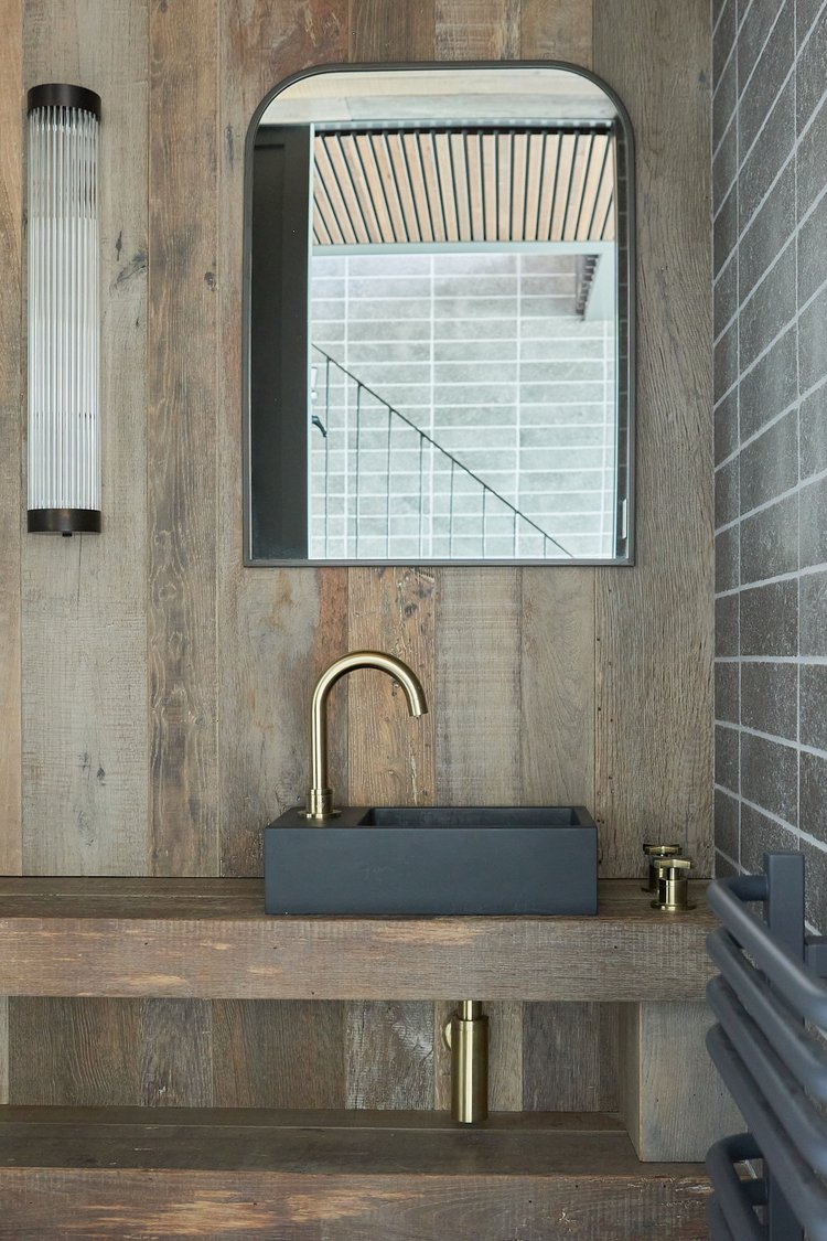 Bathroom Sink Cladding Reclaimed Weathered Barn Oak