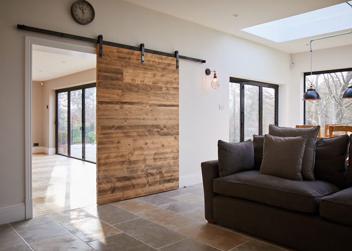 internal sliding barn door