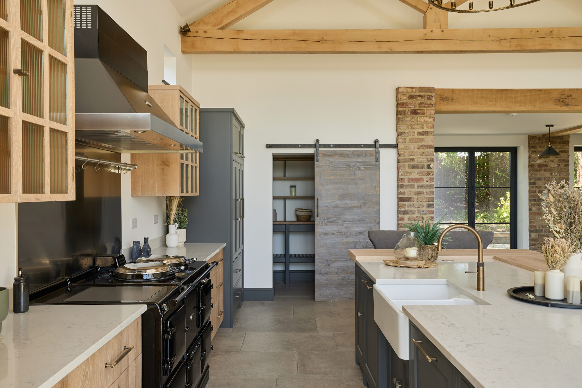 sliding pantry door